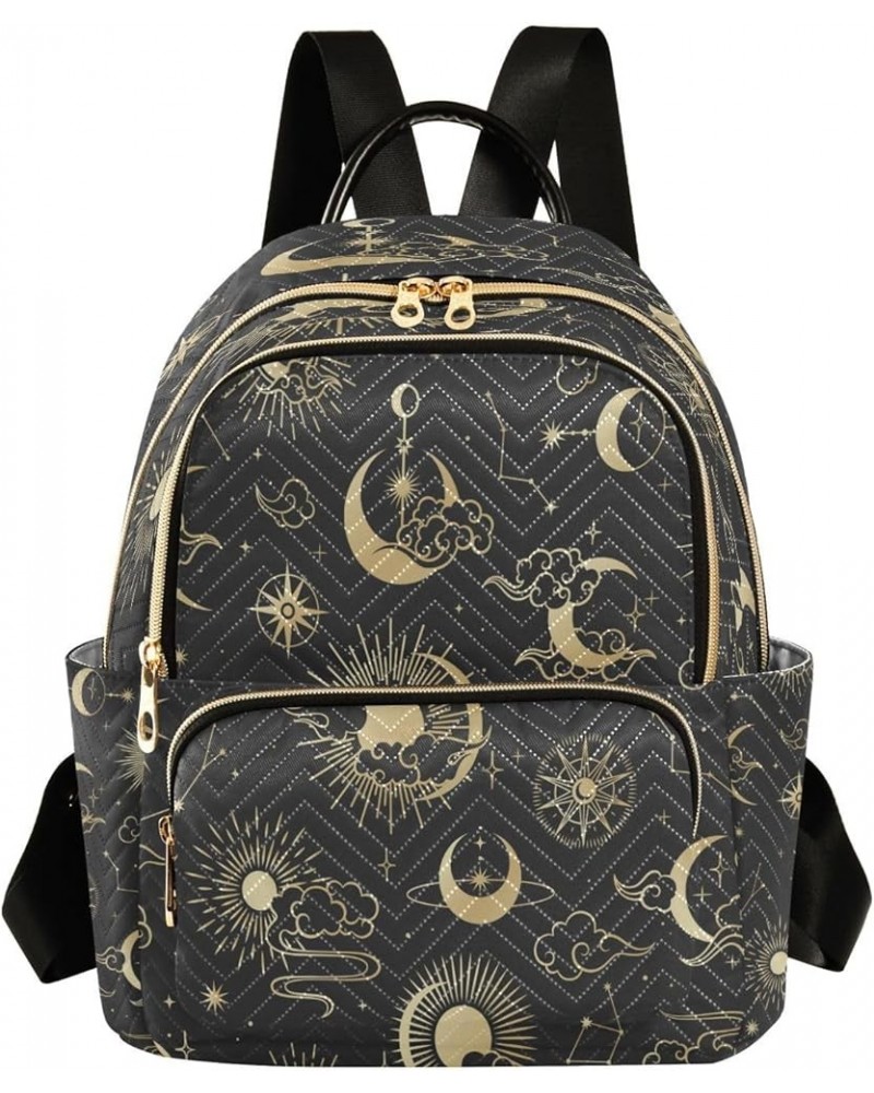 Fashion Backpack Mini Backpack Purse Casual Daily Backpack Star Moon Sun Cloud for Travel for College Work Medium $22.79 Back...