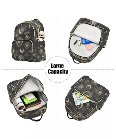 Fashion Backpack Mini Backpack Purse Casual Daily Backpack Star Moon Sun Cloud for Travel for College Work Medium $22.79 Back...