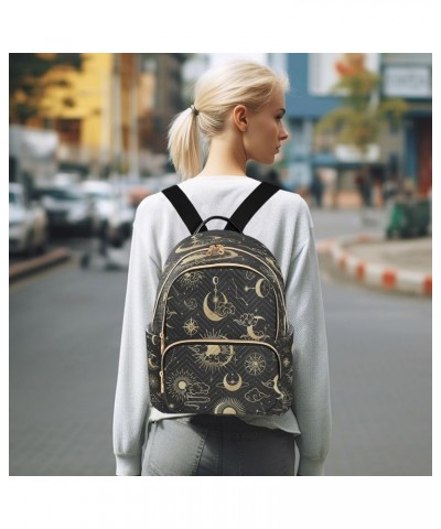 Fashion Backpack Mini Backpack Purse Casual Daily Backpack Star Moon Sun Cloud for Travel for College Work Medium $22.79 Back...