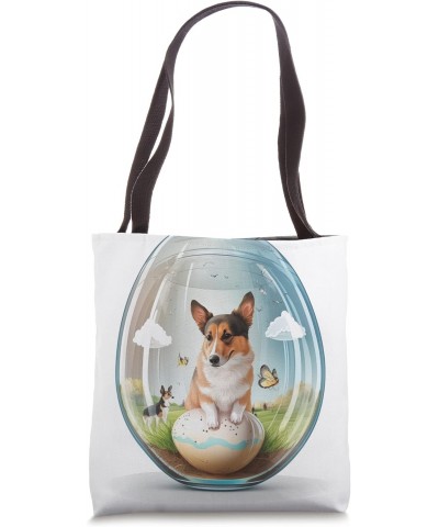 Funny dog in the egg Design dog owner Humor Sarcastic puppie Tote Bag $12.62 Totes