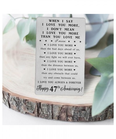 26th Anniversary Card Gifts for Women Couple, 26th 26 Year Anniversary Romantic Wallet Card Gifts for Wife 47 Year $10.43 Wal...