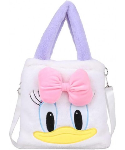 Cute cartoon plush bag simple fresh handbag large capacity special-interest design crossbody bag $20.06 Crossbody Bags