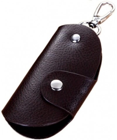 Fashion Men Women Leather Key Chain Accessory Pouch Bag Wallet Case Key Holder (Color : Brown) Coffee $56.11 Wallets