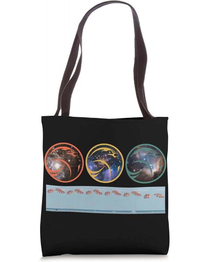 Orion Spacecraft Capsule Splashdown Ocean Woman On The Moon Tote Bag $11.43 Totes