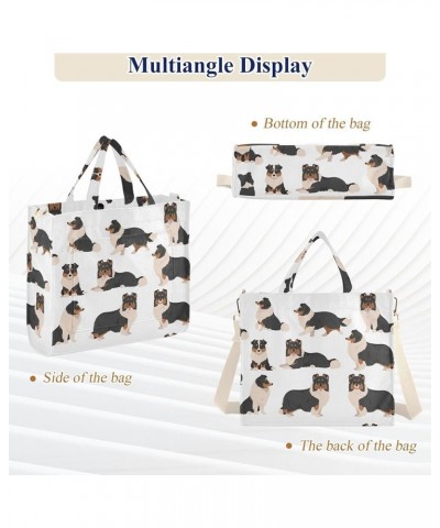 Shoulder Tote Purse Women Duckling Yellow Duck Handbag Designer Gifts for Women Large Capacity Totes Cute Dogs Puppy Pose $11...