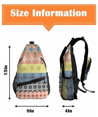 Sling Bag Crossbody Sling Backpack Waterproof Chest Bag Daypack Shoulder Bag for Hiking Walking Travel Bohoplr0489 $17.23 Cro...