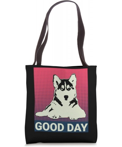 Sled Dog Husky Dog Breed Tote Bag $9.89 Totes