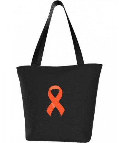 Leukemia Awareness Women'S Casual One Shoulder Carry Shopping Bag Large Capacity Working Storage Handbag $19.37 Shoulder Bags