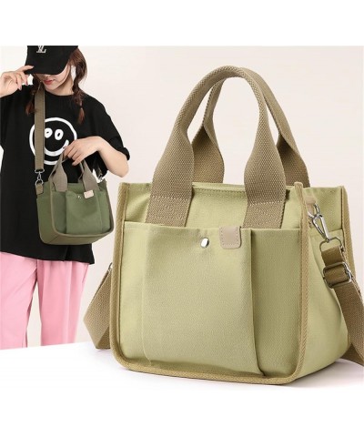 Canvas Tote Bag for Women Crossbody Tote Bag With Multi Pockets Canvas Crossbody Bag Top Handle Shoulder Bag Work Tote Bags Y...