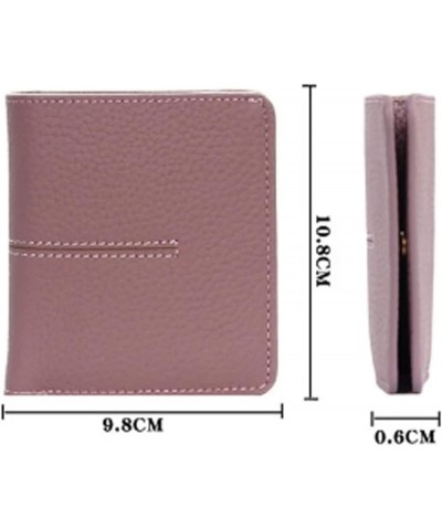 Women Wallet Wallet Female Cow Leather Women Purse Slim Cute Lady Wallets (Color : Pink) (Color : Green) Pink $48.39 Wallets