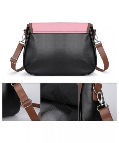 Unicorn Cat Messenger Bag Casual Crossbody Shoulder Bags Lightweight Waterproof Fashion Purse for Women $19.27 Shoulder Bags