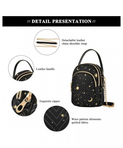 Stars Constellations Crossbody Bags for Women Crossbody Wallet Purse Sling Bag with Chain Strap for Gifts $10.92 Crossbody Bags