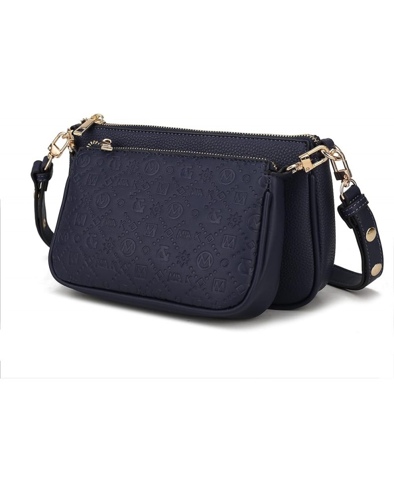 Shoulder Bag for Women, Crossover Handbag Purse Top-Handle Crossbody Bag Dayla Navy $13.49 Shoulder Bags