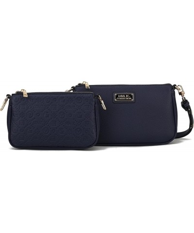 Shoulder Bag for Women, Crossover Handbag Purse Top-Handle Crossbody Bag Dayla Navy $13.49 Shoulder Bags