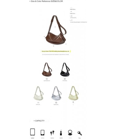 Wax Saddle Bag - Fashionable brown shoulder bag, showing women's unique taste Oil Wax Black $48.02 Shoulder Bags