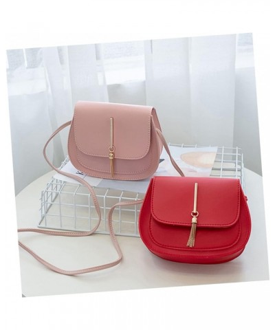 Lady Shoulder Bag Ladies Shoulder Bags Sling Bag for Women Womens Shoulder Handbags Pu Shoulder Bag Red $7.17 Shoulder Bags