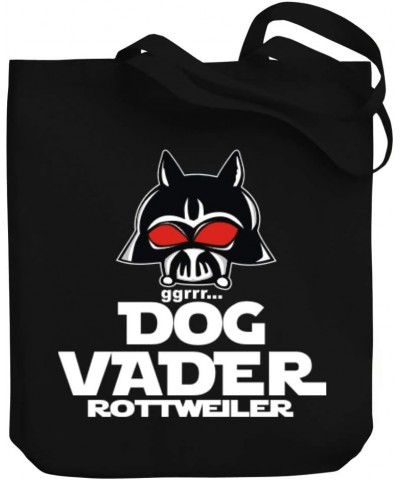 DOG VADER Rottweiler Canvas Tote Bag 10.5" x 16" x 4 $18.80 Totes