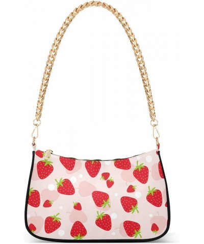 Fruits Shoulder Bag for Women Clutch Shoulder Purse Chain Bag Women's Tote Hobo Handbags for Casual Girls Multi04 $15.59 Shou...