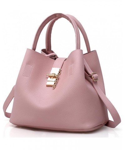 Women's Handbags Premium PU Material Durable Design Fashion Crossbody Bags (pink) Pink $15.40 Handbags