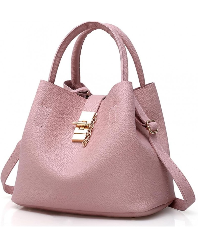 Women's Handbags Premium PU Material Durable Design Fashion Crossbody Bags (pink) Pink $15.40 Handbags