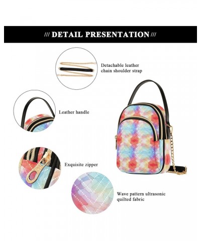 Y2k Color Small Crossbody Bags for Women Cell Phone Shoulder Purse Handbags Wallet 21217479 $15.95 Crossbody Bags