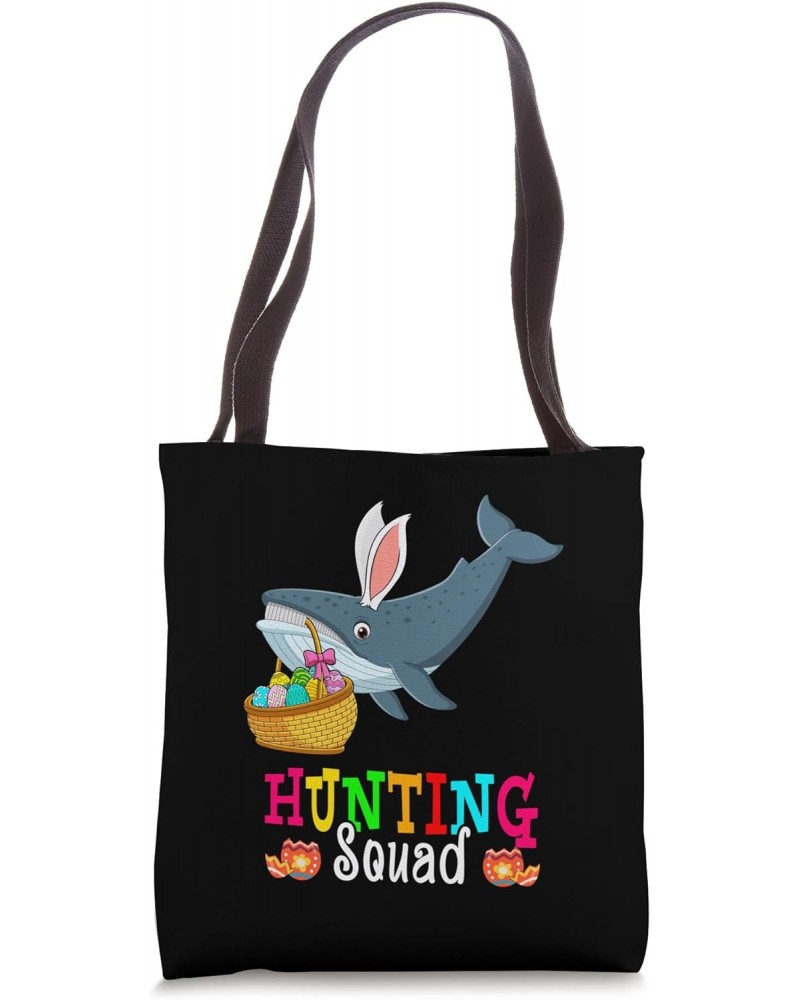 Hunting Squad Easter Bunny Whale Hunting Eggs Basket Tote Bag $9.24 Totes