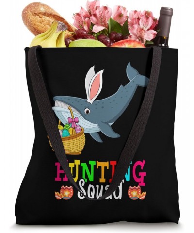 Hunting Squad Easter Bunny Whale Hunting Eggs Basket Tote Bag $9.24 Totes