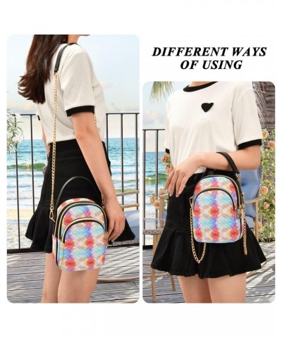 Y2k Color Small Crossbody Bags for Women Cell Phone Shoulder Purse Handbags Wallet 21217479 $15.95 Crossbody Bags