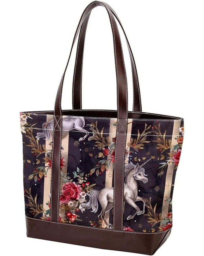 Tote Bag, Large Tote Bags for Women, Women's Tote Handbags, Unicorn Purple, Womens Tote Bags for Work Design 5890 $27.35 Totes