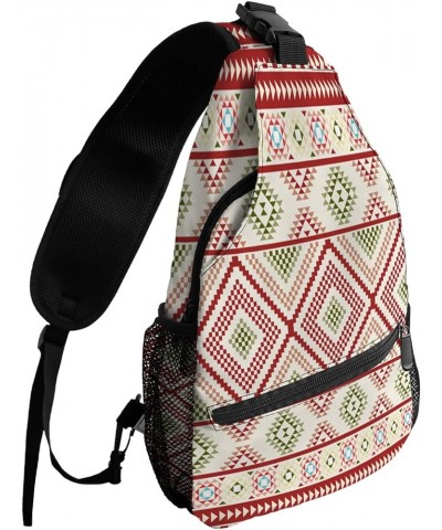 Boho Sling Bag Crossbody Bag for Women Men Easter Bohemian Style Colorful Rabbit Eggs Waterproof Hiking Backpack Lightweight ...