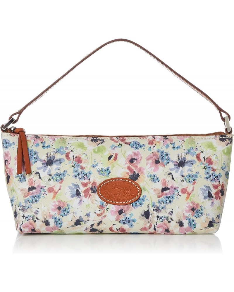 Campo dei Fiori 546-FL Mini Handbag with Flower Print Leather, Multicolored Multicoloured $58.38 Handbags