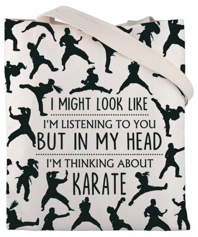 Karate Gifts for Karate Lover Tote Bag Martial Arts Gifts Karate Girl Gifts for Women Karate Mom Gifts Funny Karate Tote Bag ...