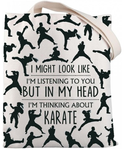 Karate Gifts for Karate Lover Tote Bag Martial Arts Gifts Karate Girl Gifts for Women Karate Mom Gifts Funny Karate Tote Bag ...