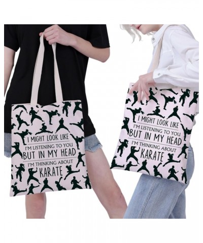 Karate Gifts for Karate Lover Tote Bag Martial Arts Gifts Karate Girl Gifts for Women Karate Mom Gifts Funny Karate Tote Bag ...