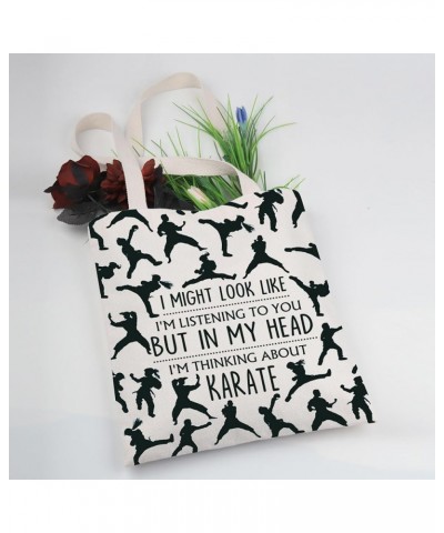 Karate Gifts for Karate Lover Tote Bag Martial Arts Gifts Karate Girl Gifts for Women Karate Mom Gifts Funny Karate Tote Bag ...