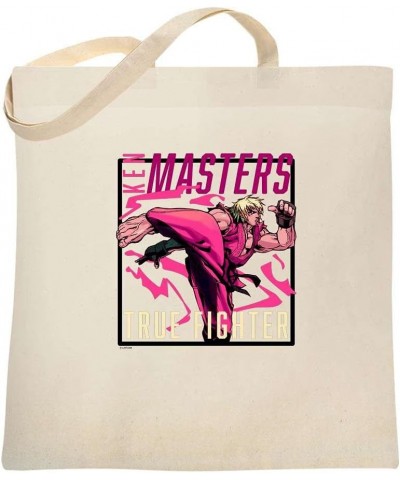 Street Fighter Ken Masters Arcade Player Tote Bag Natural $12.97 Totes