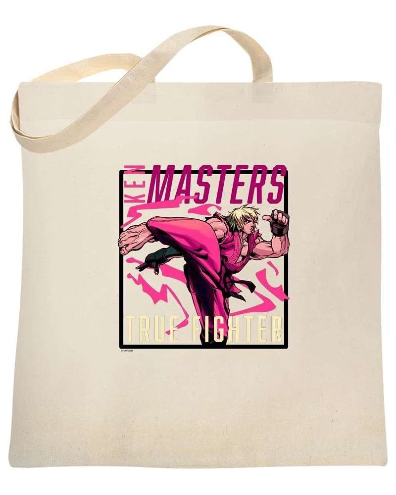 Street Fighter Ken Masters Arcade Player Tote Bag Natural $12.97 Totes