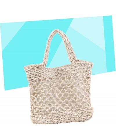 2pcs Cotton Woven Bag Woven Crossbody Bags for Women Crossbody Tote Bags for Women Straw Tote Beach Bag Beigex3pcs $21.65 Others