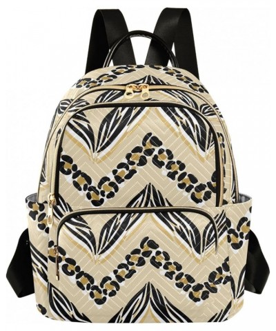 Zebra Or Tiger and Leopard Print Chevron Casual Fashion Polyester Travel Rucksack Shoulder Bag Color Medium $15.17 Backpacks