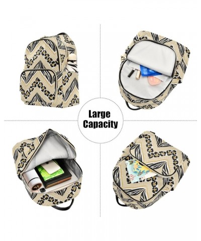 Zebra Or Tiger and Leopard Print Chevron Casual Fashion Polyester Travel Rucksack Shoulder Bag Color Medium $15.17 Backpacks