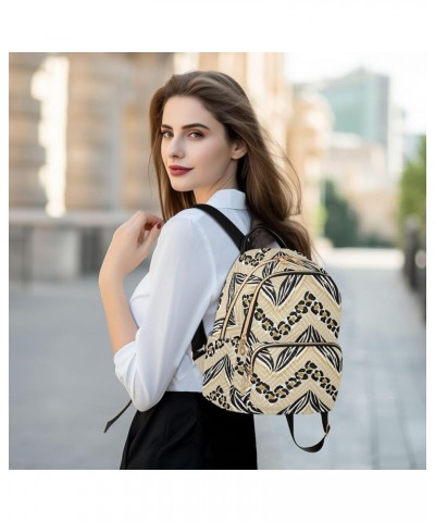 Zebra Or Tiger and Leopard Print Chevron Casual Fashion Polyester Travel Rucksack Shoulder Bag Color Medium $15.17 Backpacks