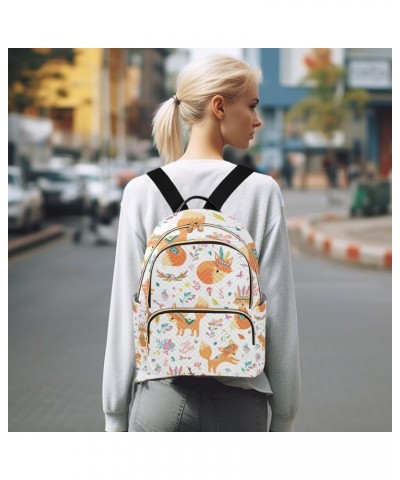 Small Backpack for Women Travel Bag Cute Tribal Fox Daypack Purse Fashion Shoulder Bag Rucksack Small A119 $13.51 Backpacks