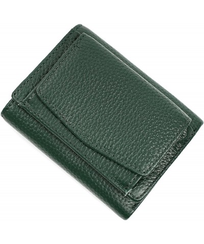 Women's Multi-Pocket Card Holder Genuine Leather Wallet RFID Blocking Purses Clutch Bag Ladies Small Wallets D / Green $22.79...