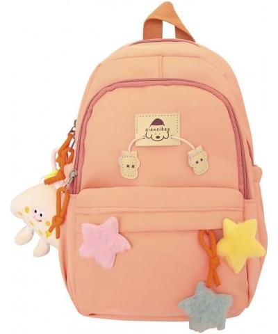 Cute Backpack for Women Men, Fashion Kawaii Shoulder Bag Durable Aesthetic Cute Backpack Purse Harajuku Hiking Travel (pink c...