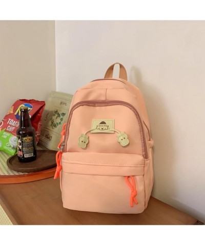 Cute Backpack for Women Men, Fashion Kawaii Shoulder Bag Durable Aesthetic Cute Backpack Purse Harajuku Hiking Travel (pink c...