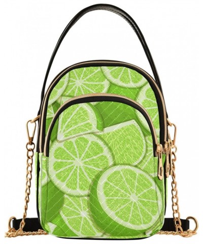 Cell Phone Purse Tropical Lime Crossbody Handbag Durable Shoulder Bag Sturdy Travel Pouch Compact Chic Bag for Women Everyday...