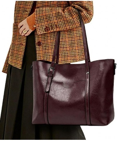 MODERN LUXURIOUS LADIES LEATHER HAND BAG TOTE Chocolate $94.00 Handbags