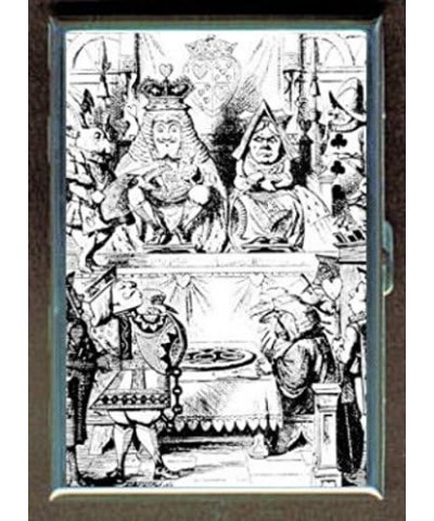 Alice in Wonderland Lewis Carroll John Tenniel 2 Stainless Steel ID or Cigarettes Case (King Size or 100mm) King Queen $11.61...