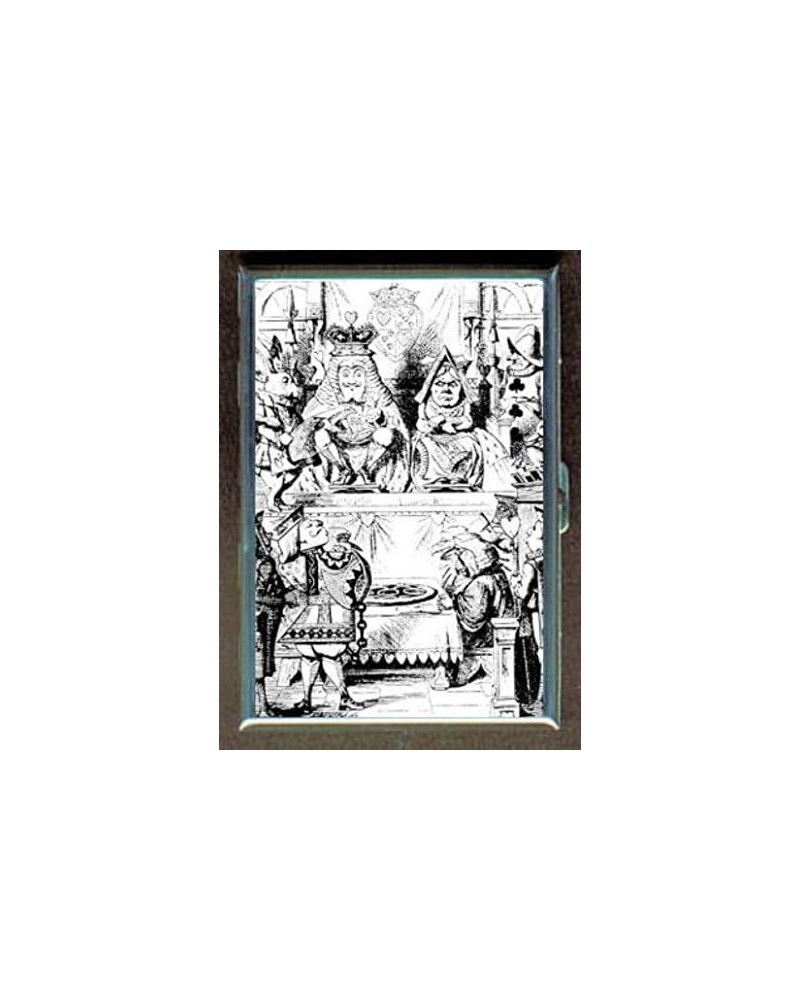 Alice in Wonderland Lewis Carroll John Tenniel 2 Stainless Steel ID or Cigarettes Case (King Size or 100mm) King Queen $11.61...