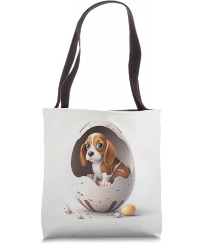 Funny dog in the egg Design dog owner Humor Sarcastic puppie Tote Bag $9.92 Totes